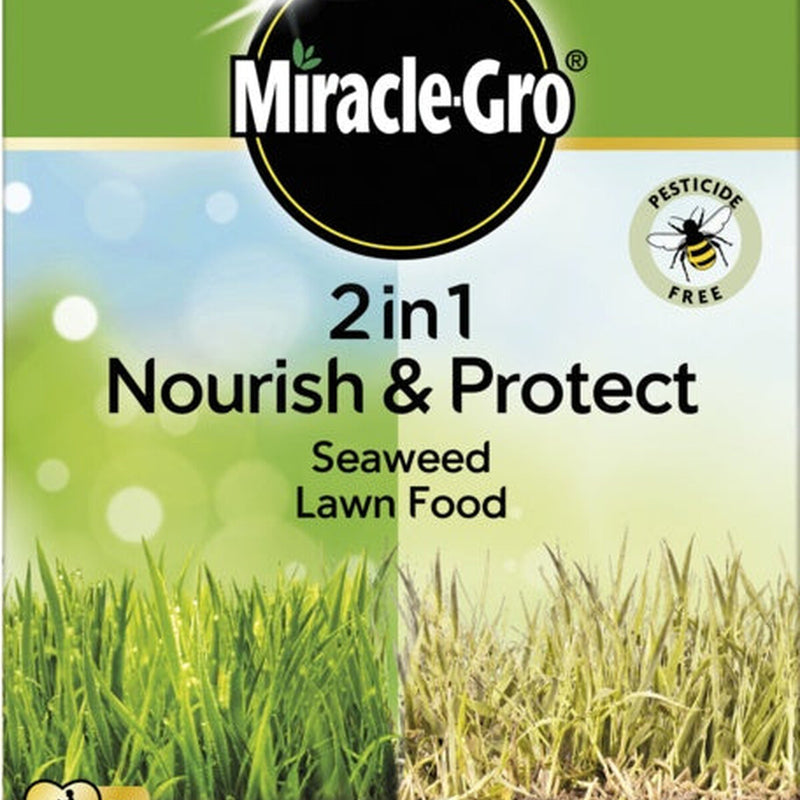 Miracle-Gro® 2 in 1 Nourish & Protect Seaweed Lawn Food 80m2