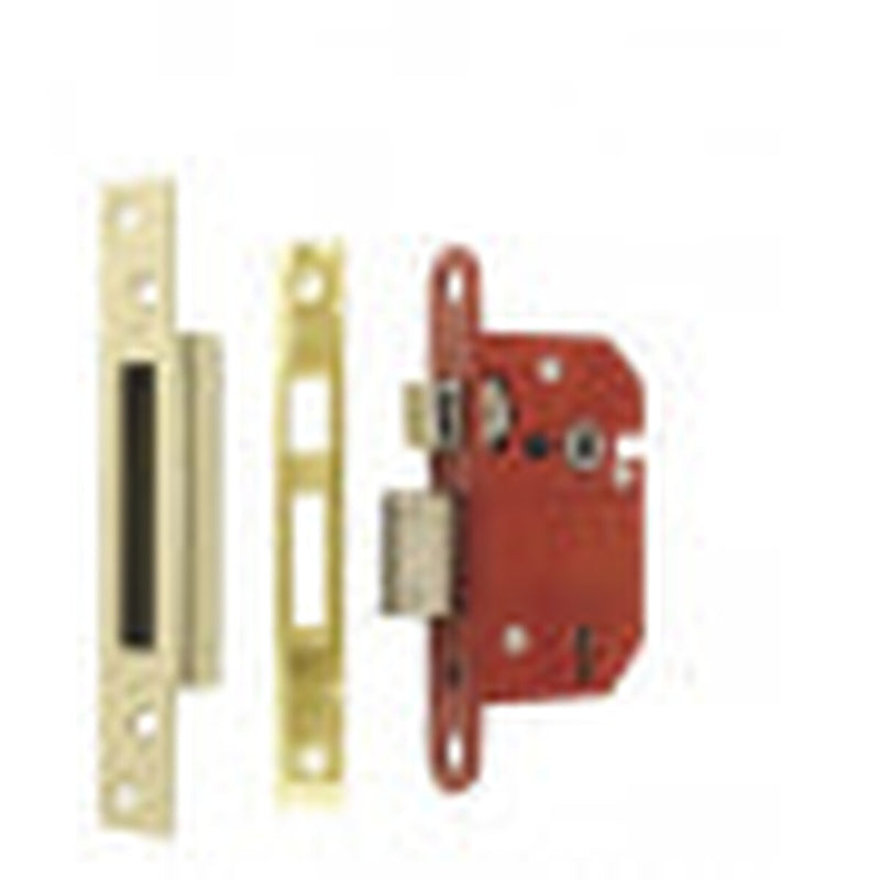Era Fortress Mortice Sashlock Brass 63mm