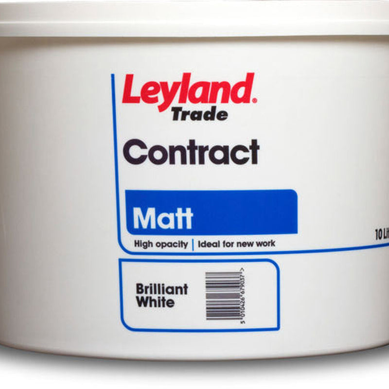 Leyland Trade Contract Matt 10L Brilliant White