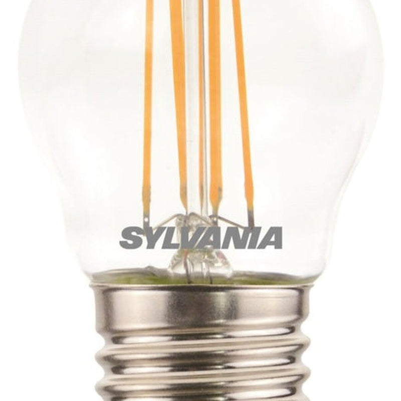 Sylvania LED Retro Ball Lamp Clear 470 Lumen E27 ES Warm White