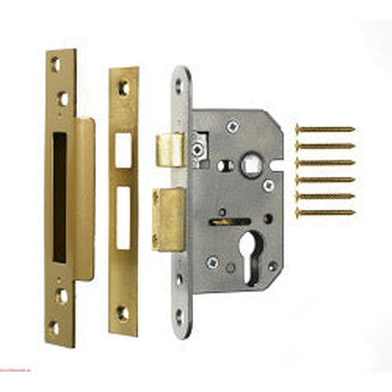 Era Euro Pro-fit Sashlock 76mm Finish: Satin
