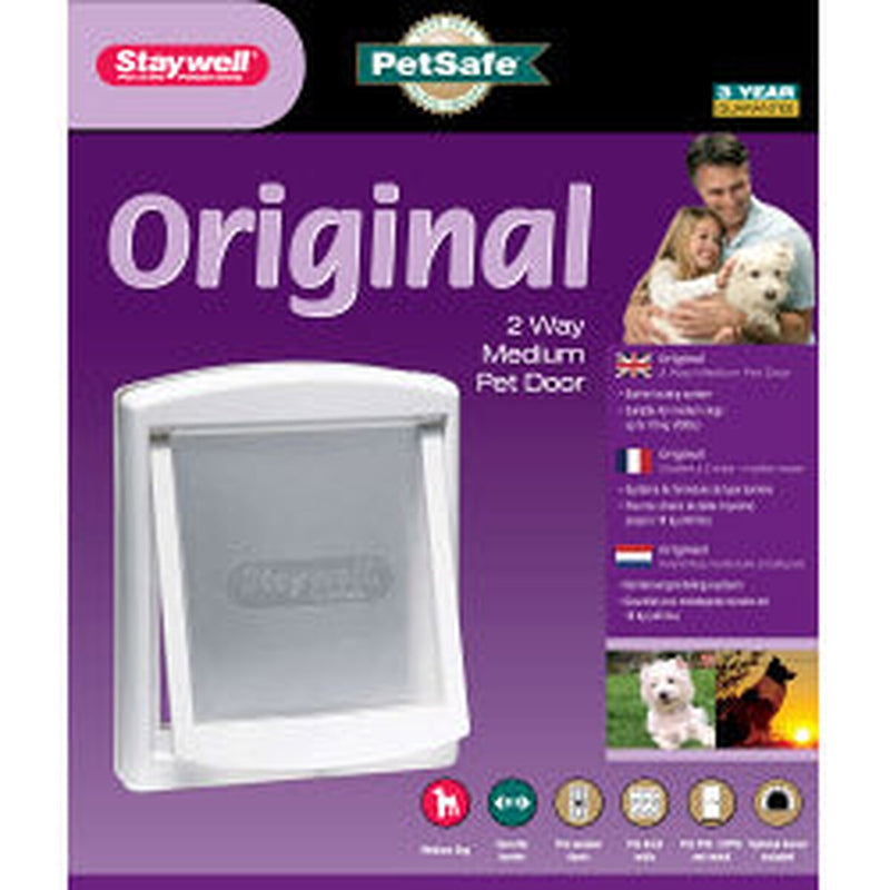 Petsafe Original 2 Way Medium Pet Door White