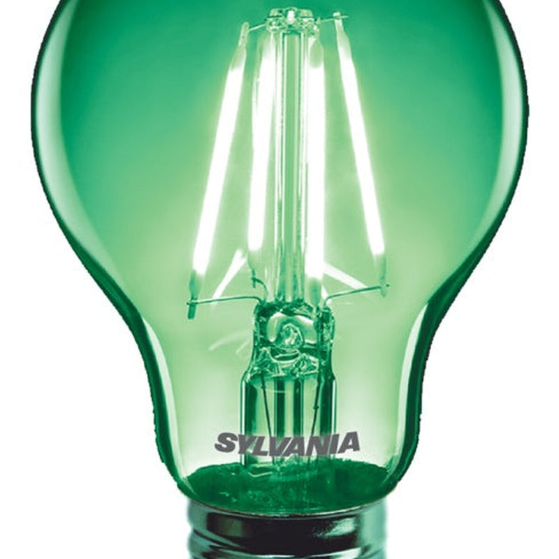 Sylvania Toledo Chroma GLS Lamp A60 Green E27 ES