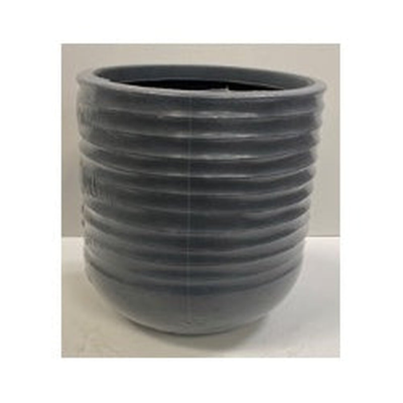 Kaemingk Jamie Plastic Planter Grey Large
