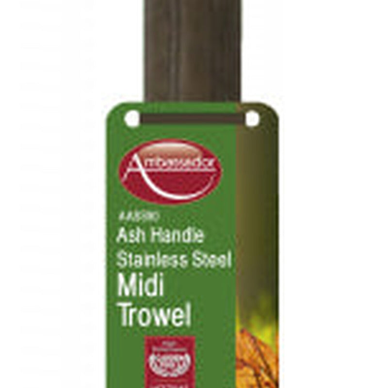 Ambassador Ash Handle Stainless Steel Midi Trowel Length: 46cm