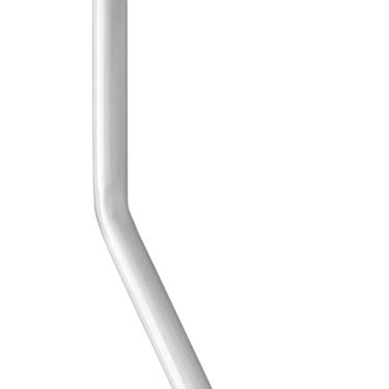 Croydex Angled Grab Bar with Concealed Fixing 60cm - White