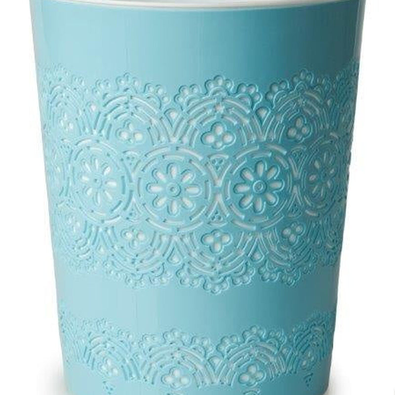 Blue Canyon Flora Waste Bin Blue
