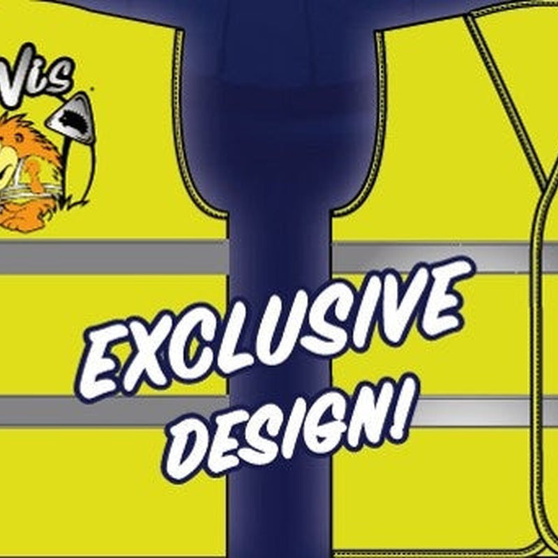 Yellowstone Hi-Vis Safety Waistcoat Kids One Size