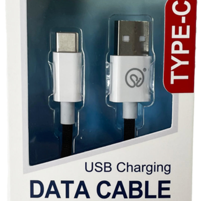 Extrastar Type C Charging Data Cable 1.2m Black