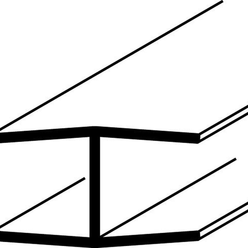 Easyfix H Section White S 16mm x 8ft