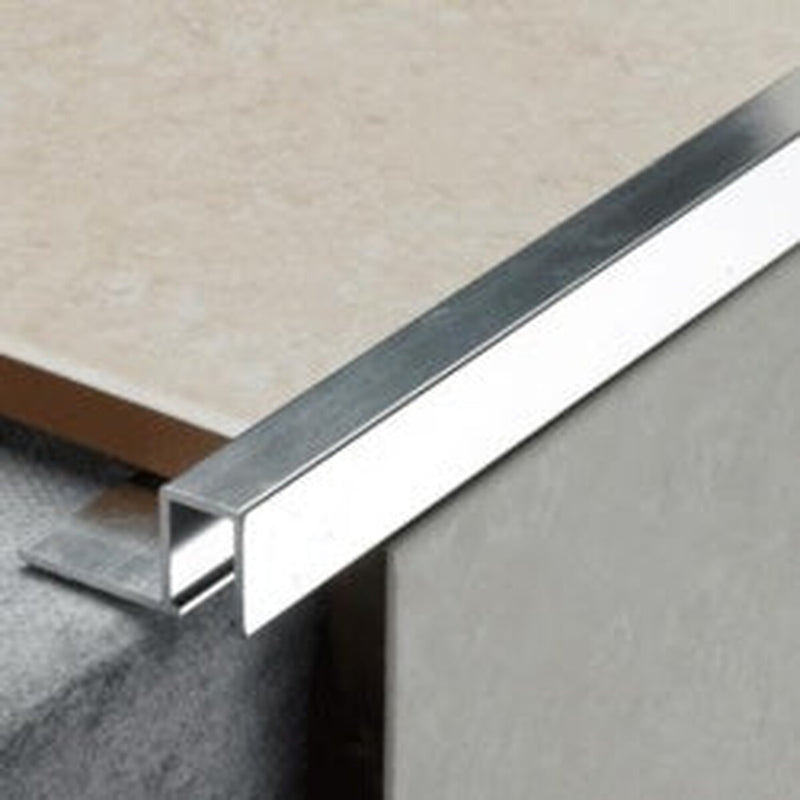 Tile Rite Silver Listello Strip Tiles 2.44m x 12mm