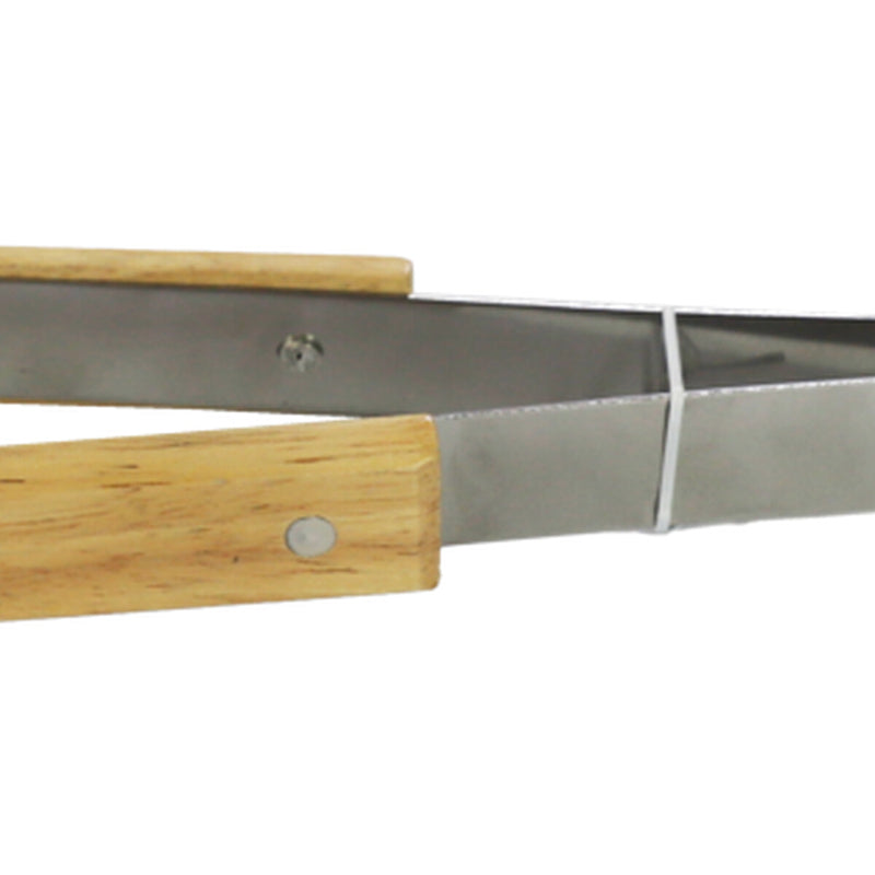 Pagoda Wooden Barbecue Tongs 2 x 34cm