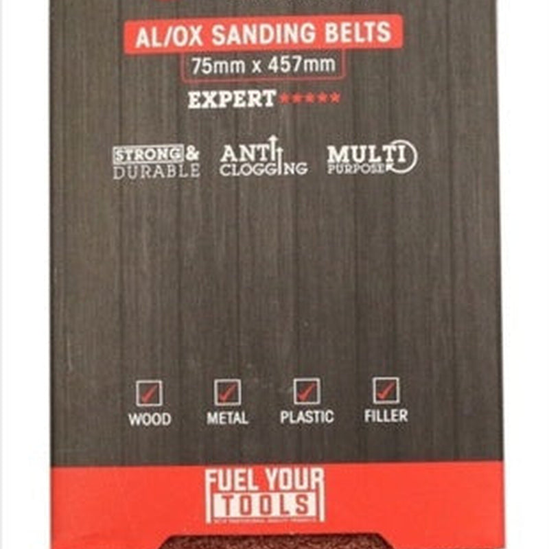 Abracs Sanding Belt 75mmx457mm 40 Grit