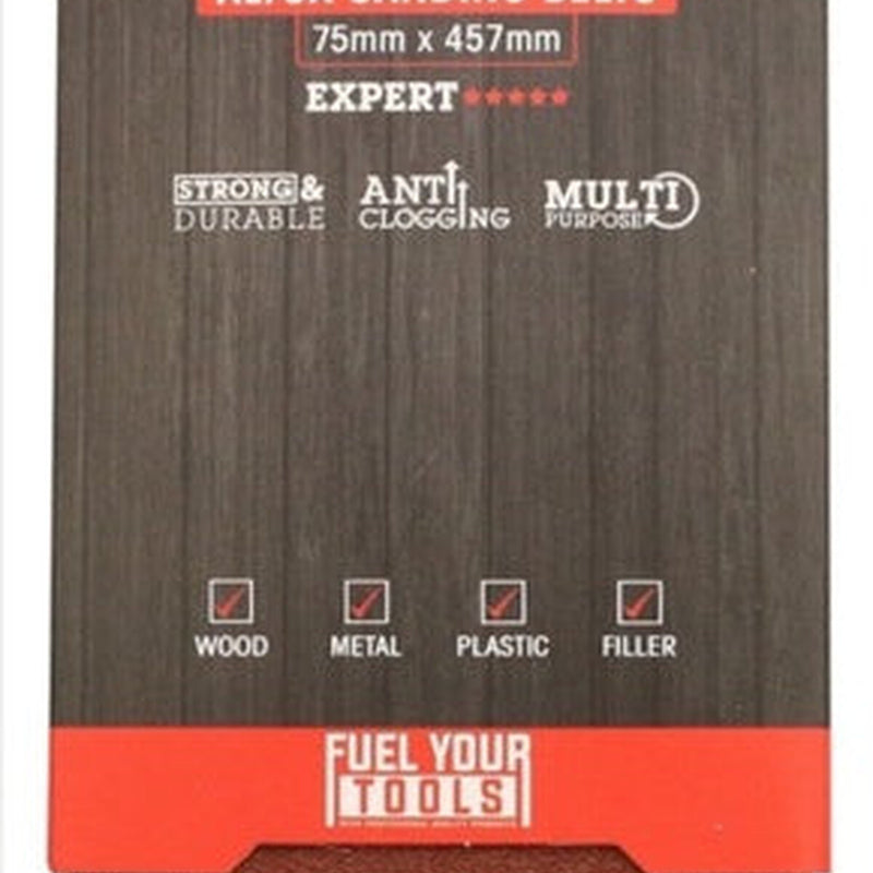Abracs AL/OX Sanding Belt 75mm x 457mm 120 Grit