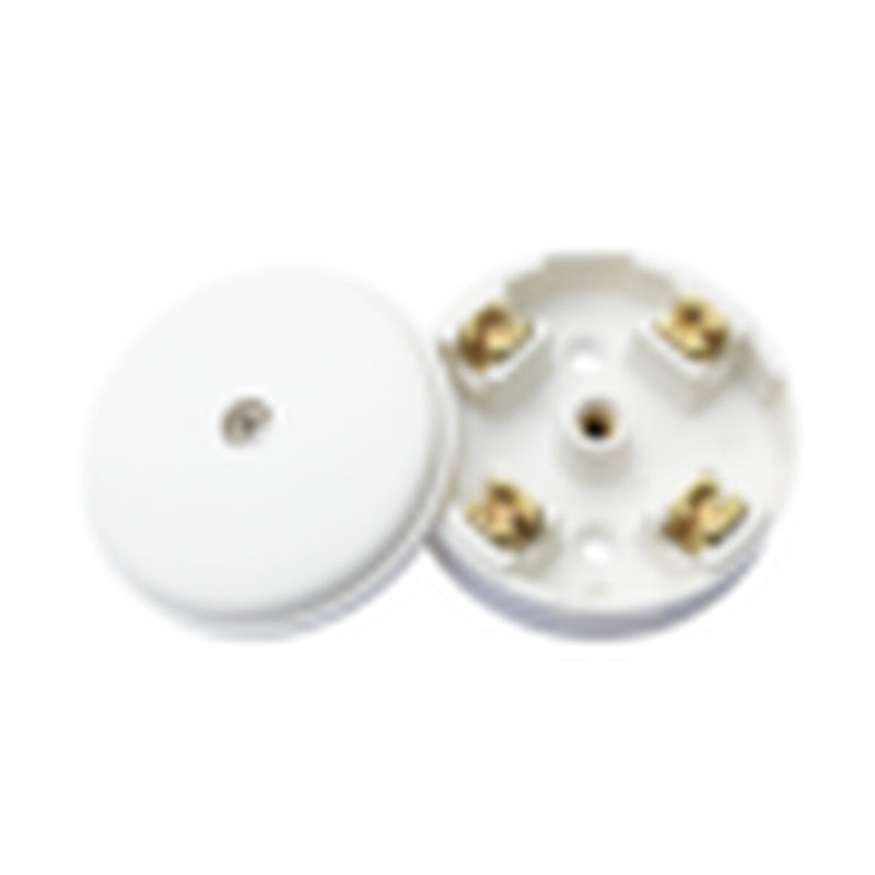 Securlec Mini 4 Terminal Junction Box White 20A 58mm