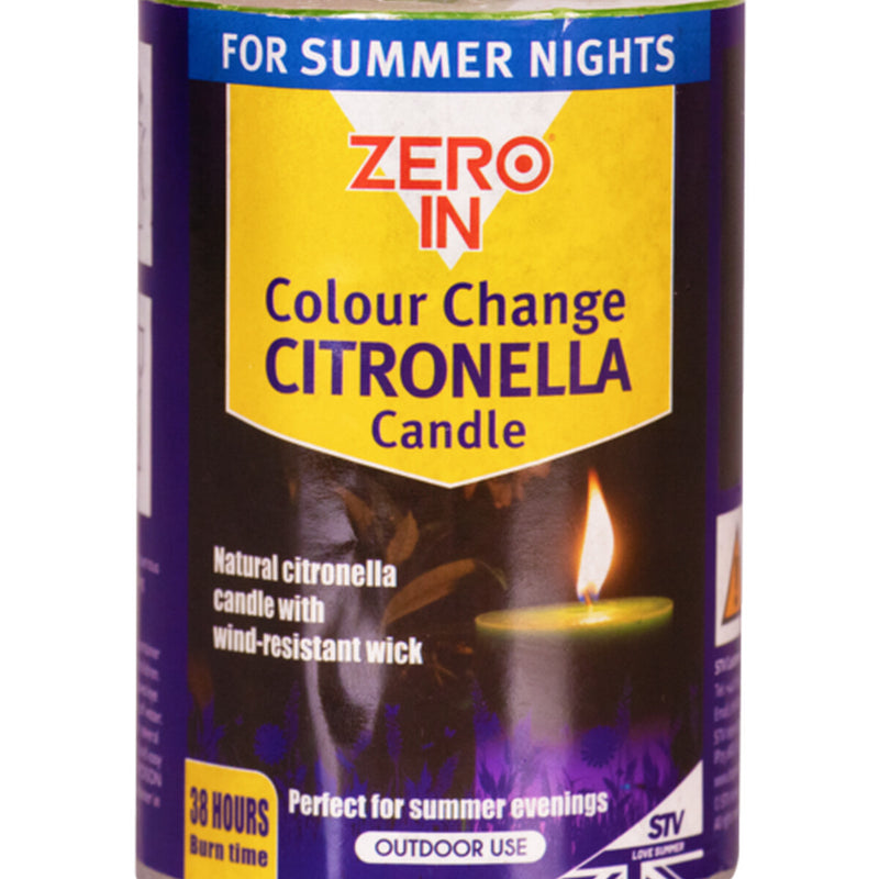 Zero In Citronella LED Colour Change Candle