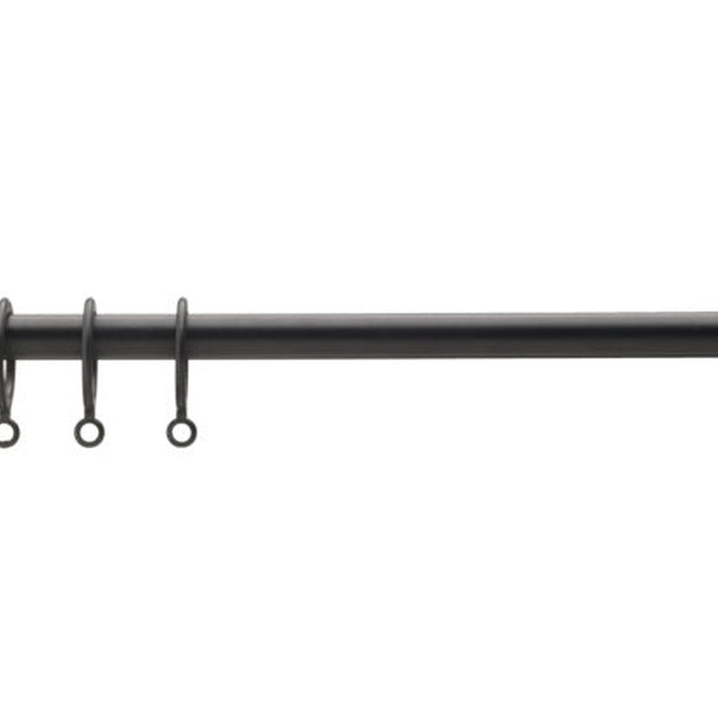 Woodside Extending Pole Ball Finial Black