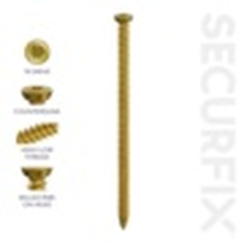 Securfix Concrete Frame Screws 7.5 x 182mm Box of 100