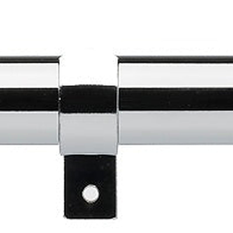 Universal Telescopic Curtain Pole Chrome