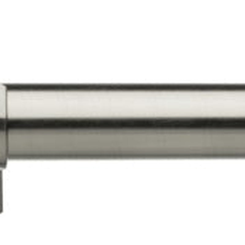 Universal Eyelet /Ball Finial Satin Steel