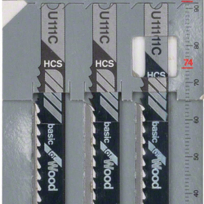 Bosch U111C Jigsaw Blade Basic Wood Pack 3