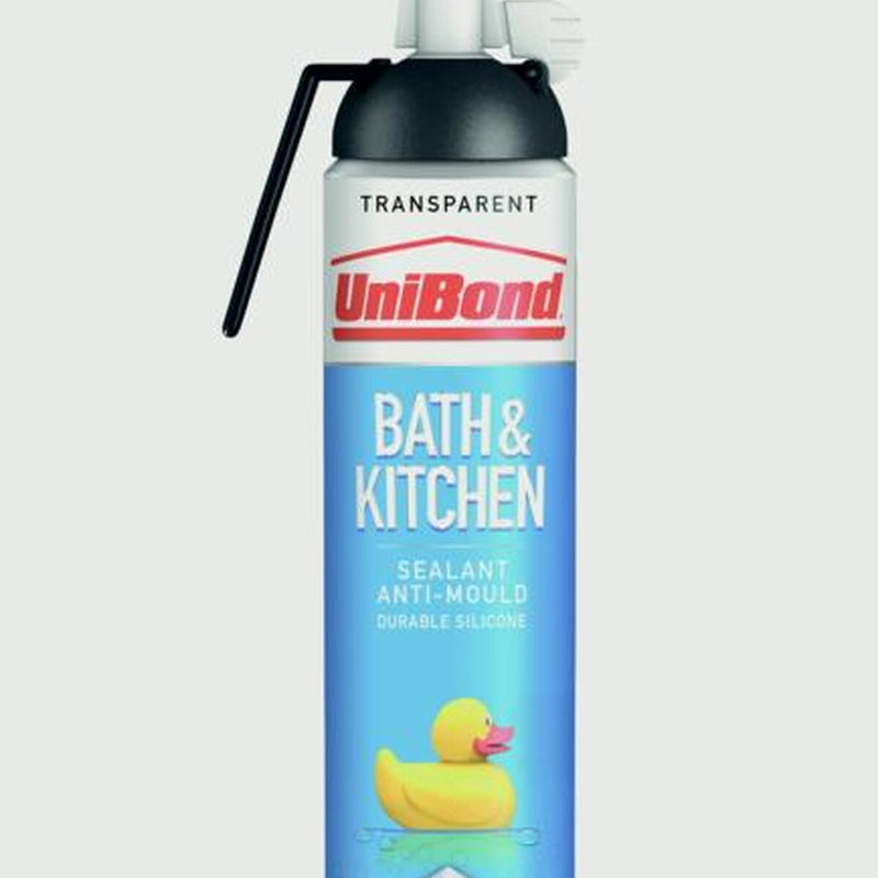UniBond Kitchen & Bathroom Pressure Pack 208g Translucent