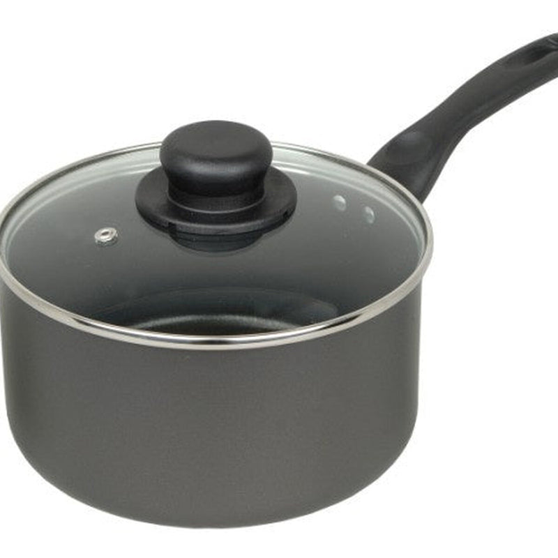CookClassic Sauce Pan & Glass Lid Non Stick 20cm