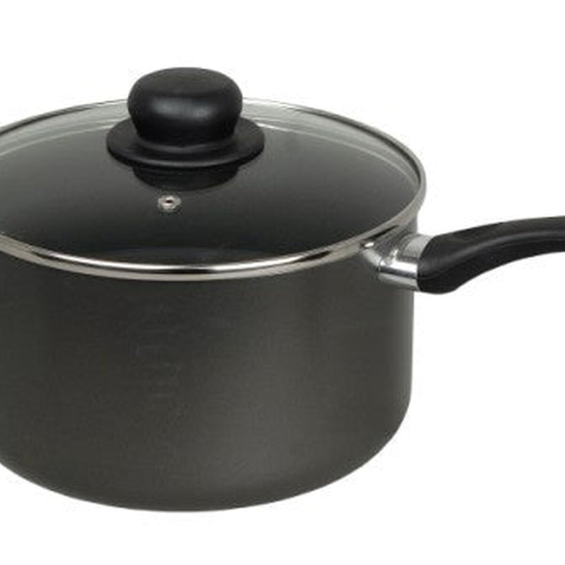 CookClassic Sauce Pan & Glass Lid Non Stick 22cm