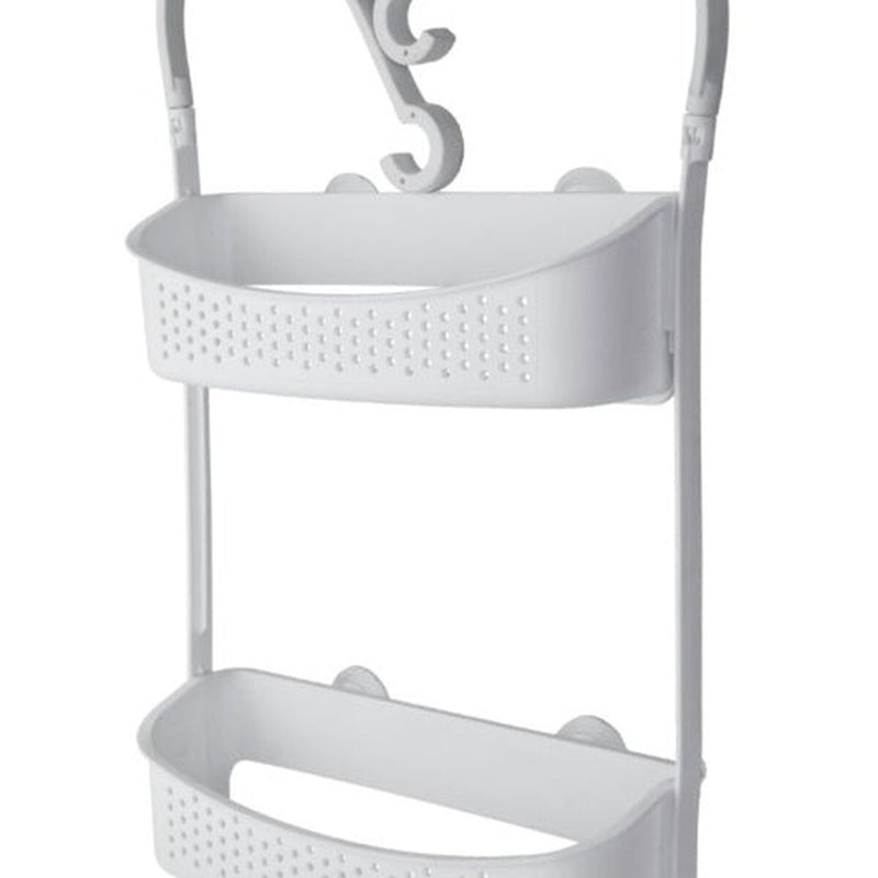 Blue Canyon Double Hanging Shower Caddy White