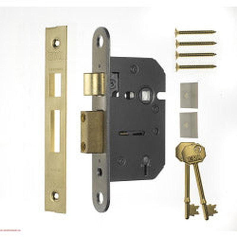 Era Viscount Mortice Sashlock Brass 76mm