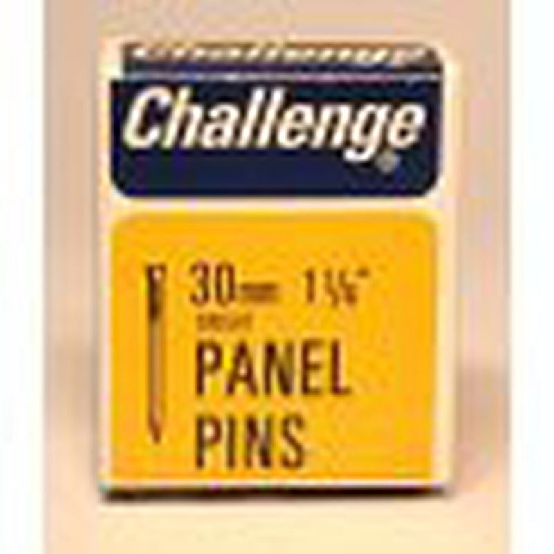 Challenge Panel Pins - Bright Steel (Box Pack) 30mm