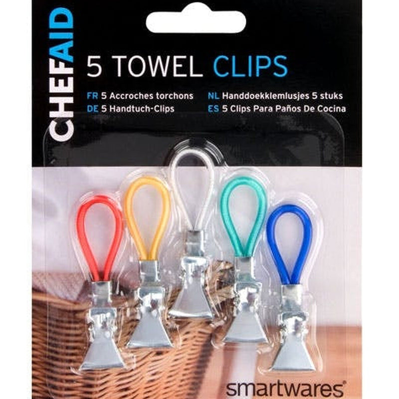 Chef Aid Towel Clips 5 Pack