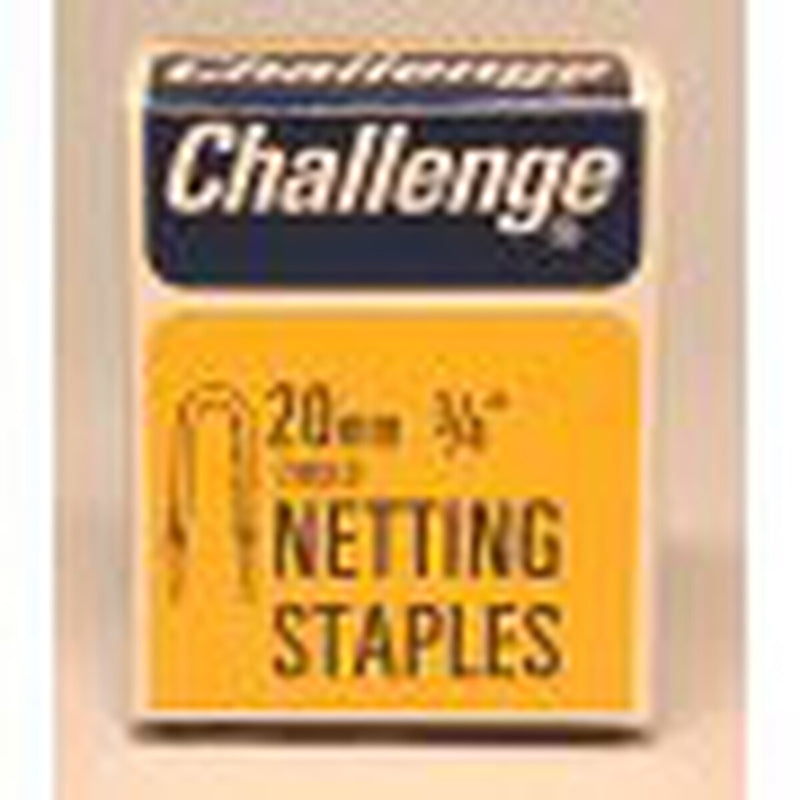 Challenge Netting Staples - Zinc Plated (Box Pack) 20mm
