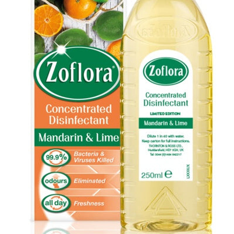 Zoflora Disinfectant 250ml Mandarin & Lime