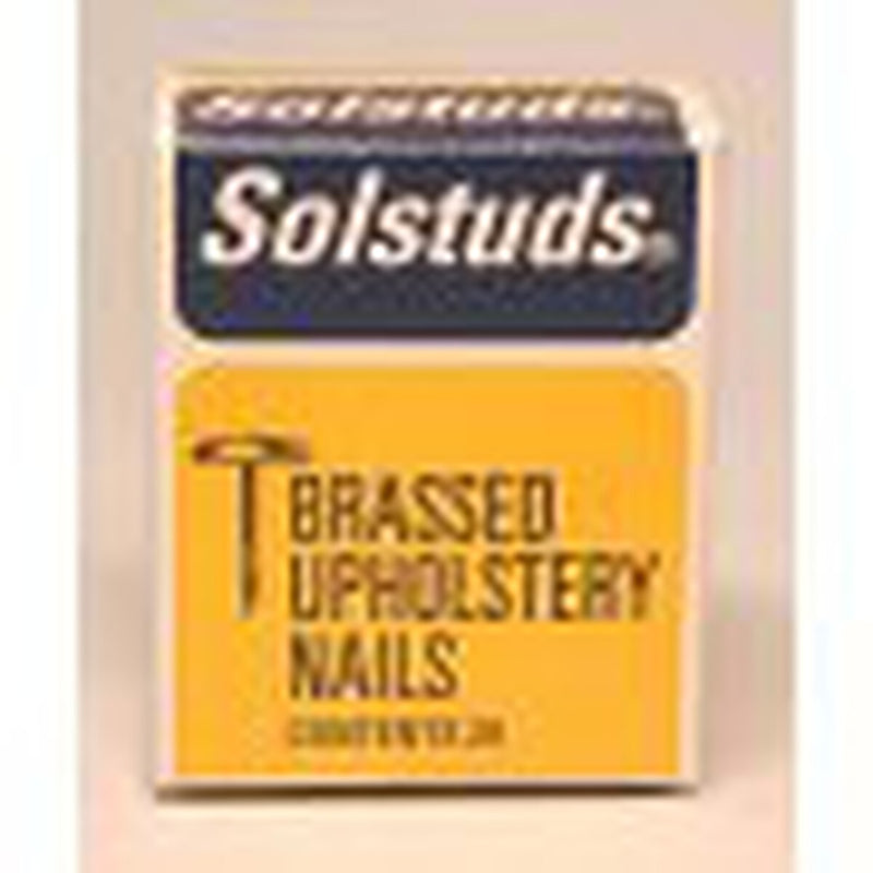 Solstuds Upholstery Nails - Brassed (Box Pack) 10mm