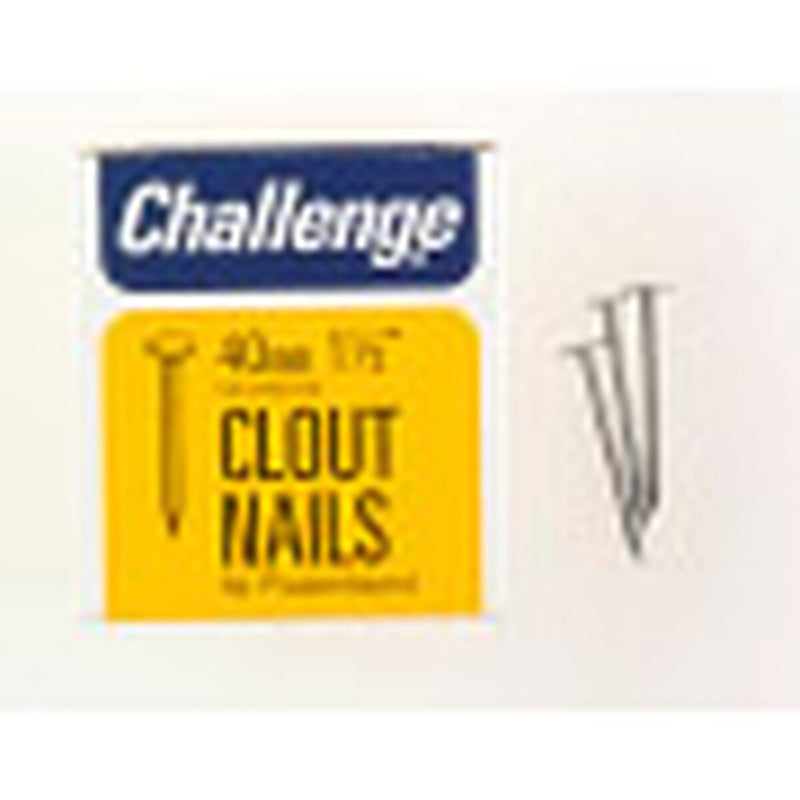 Challenge Clout - Plasterboard Nails - Galvanised (Box Pack) 40mm
