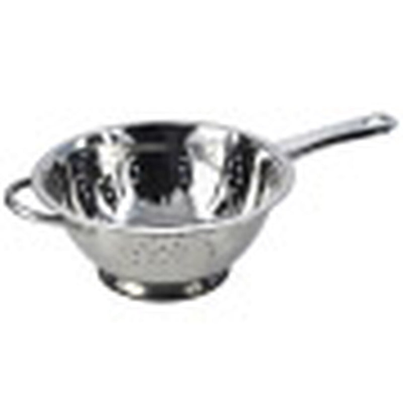 Mtk Housewares Stainless Steel Deep Long Handled Colander 24cm