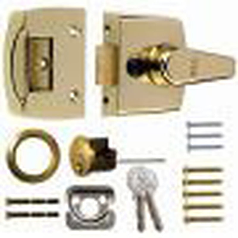 Era Replacement Front Door Lock 40mm Finish: Polished Chrome Body - Chrome Cylinder