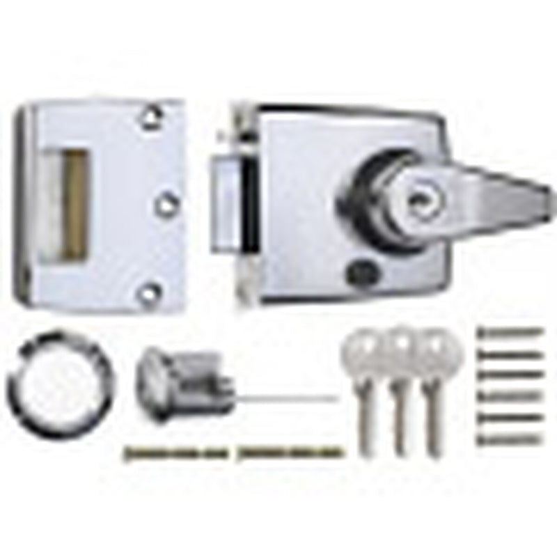 Era Double Locking Nightlatch 40mm Finish: Brass Effect Body - Brass Cylinder