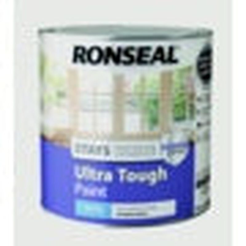 Ronseal Stays White Ultra Tough Paint 2.5L White Satin