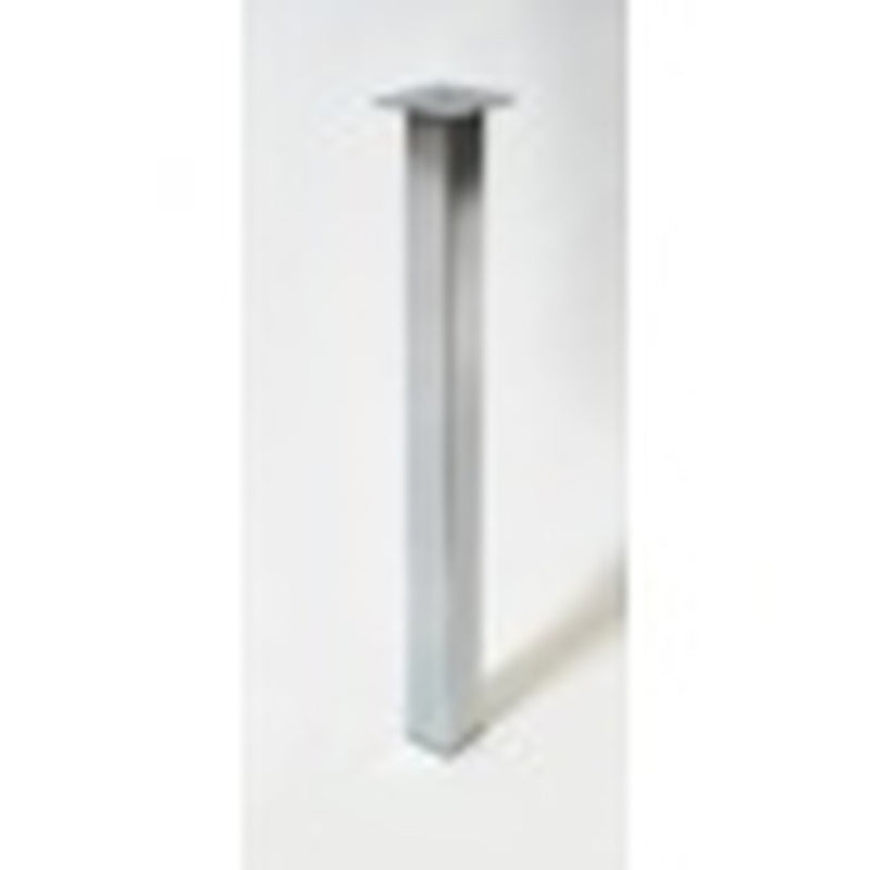 Rothley Square Worktop Leg Chrome 870mm