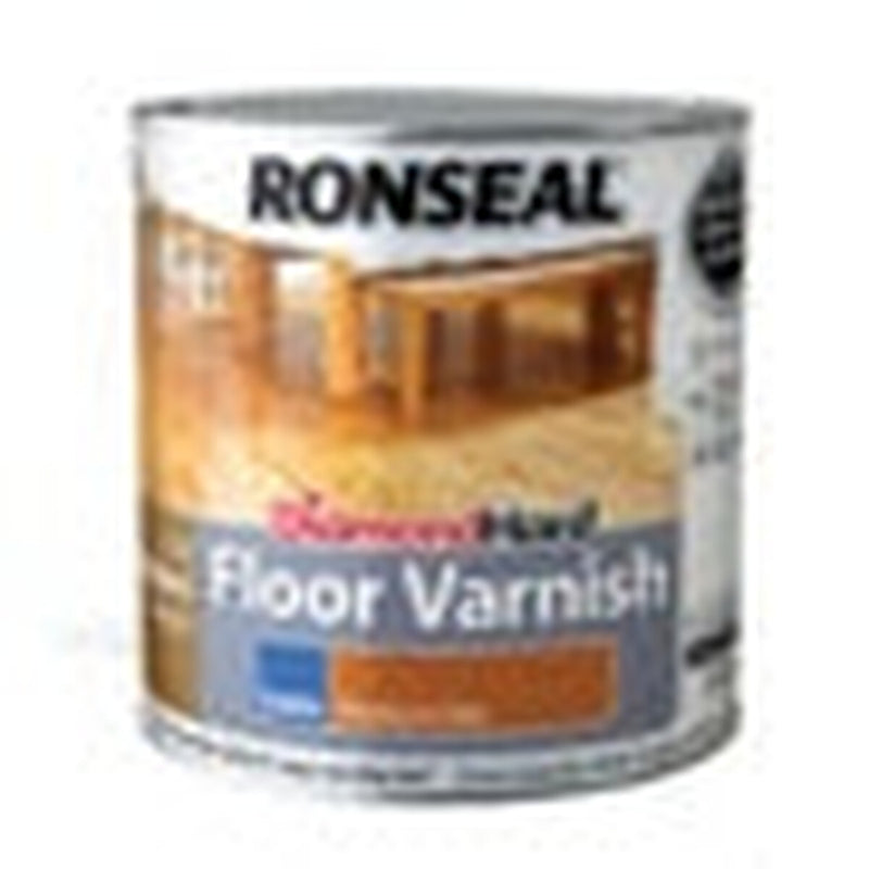 Ronseal Diamond Hard Coloured Floor Varnish 2.5L Medium Oak