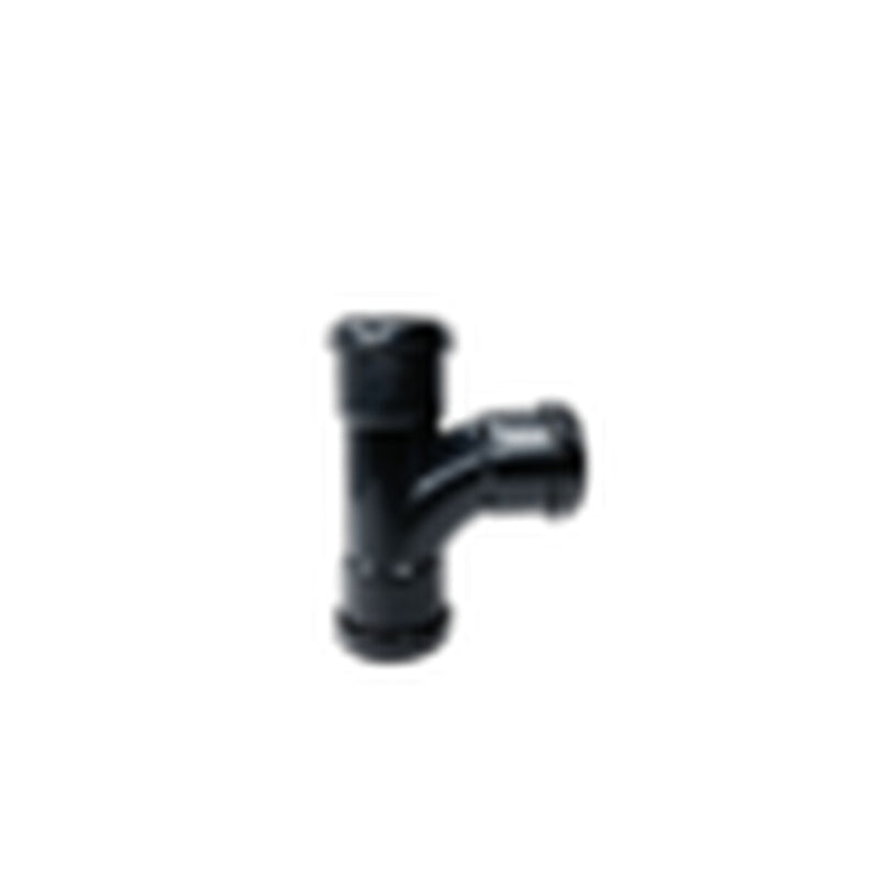 Davant Push Fit Swept Tee 91.25° Black 32mm