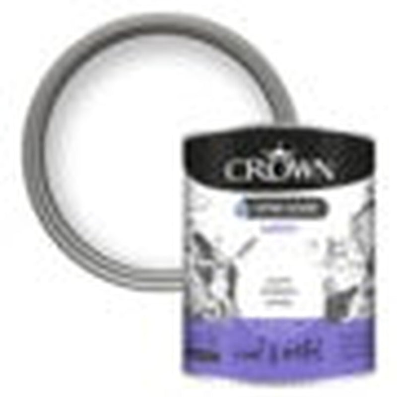 Crown One Coat Satin Brilliant White 750ml