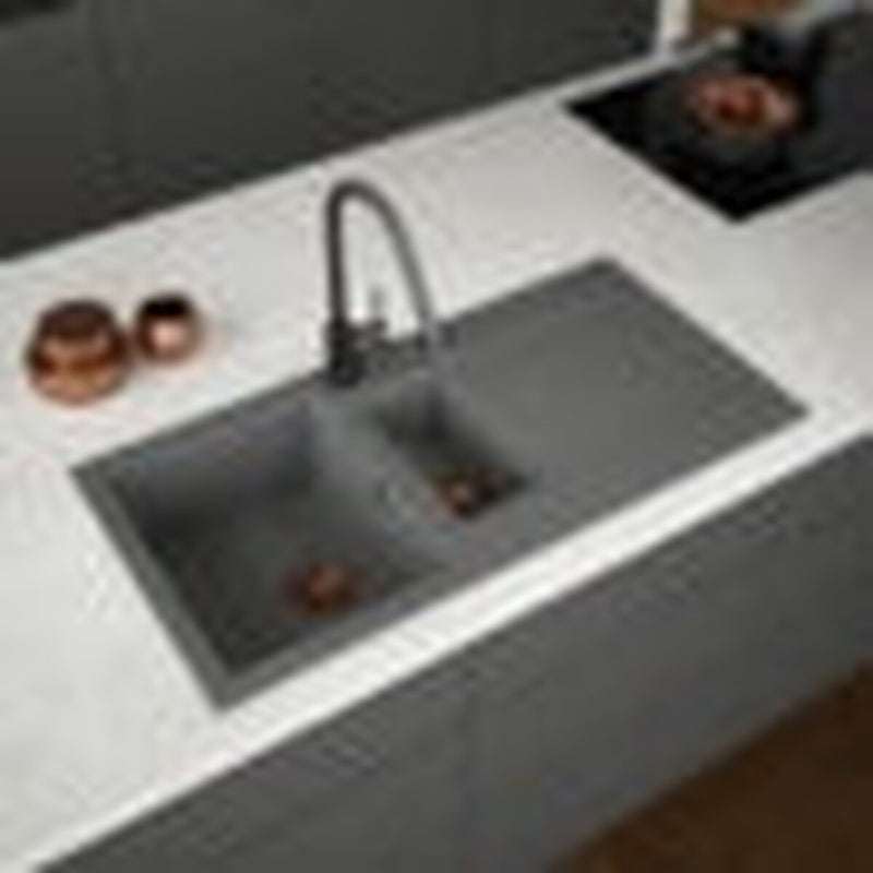 Ellsi Grey Comite Sink & Waste 1.5 Bowl 100 x 50cm