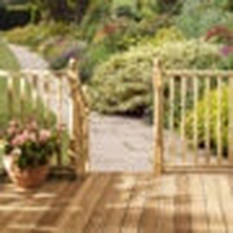 Cheshire Mouldings Decking Turned Newel Post 2.4m