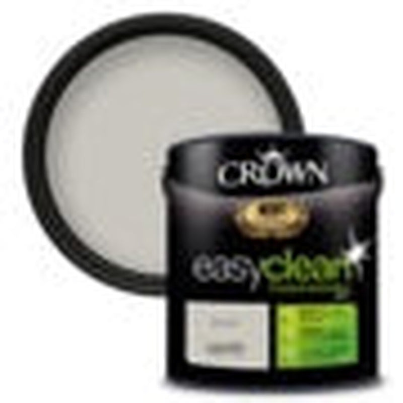 Crown Easyclean Matt Emulsion 2.5L Grey Putty