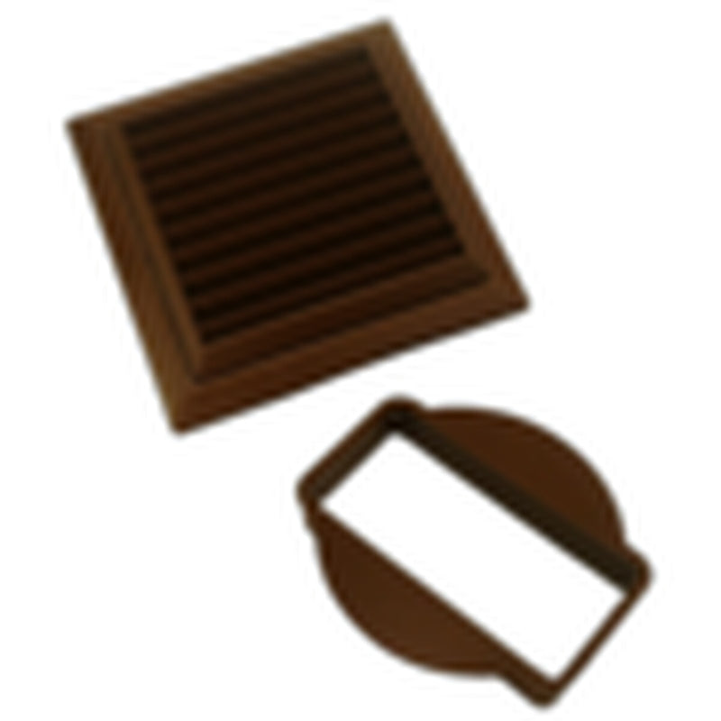 Oracstar Exterior Grille Wall/Ceiling Vent Brown