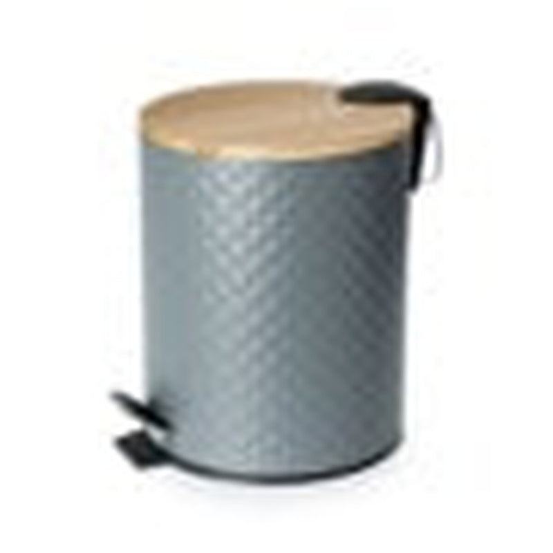 Blue Canyon Pedal Bin With Bamboo Lid 5L Soft Close