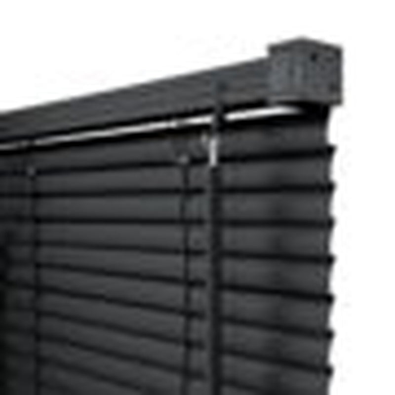 RENAISSANCE PVC Wide Venetian Blind Black 150cm